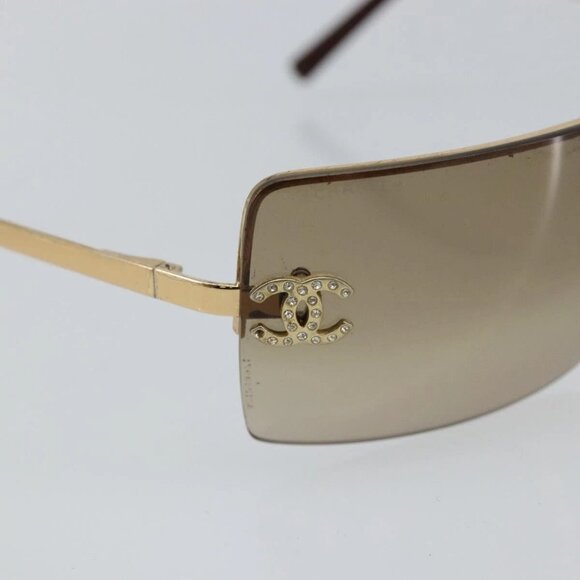 CHANEL Sunglasses plastic Brown CC Auth - Picture 7 of 13